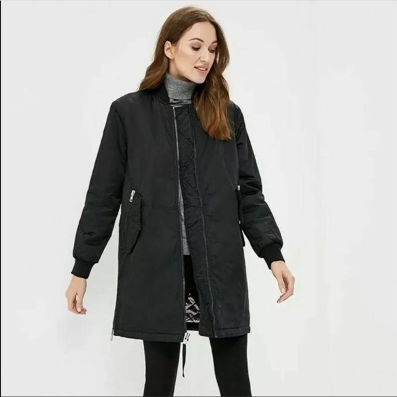 gap longline bomber jacket